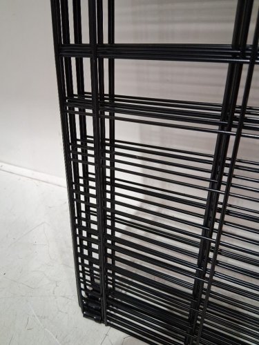 PETMAKER PET TREX 8-PANEL PLAYPEN - 24" X 30" (EACH PANEL) - BLACK (MODEL: 83-DT5298) image 8