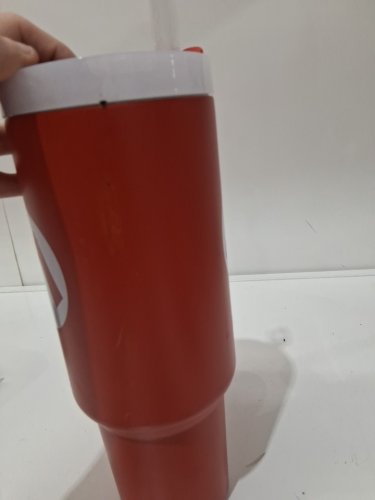 super mario insulated tumbler with straw - 40oz - red image 3