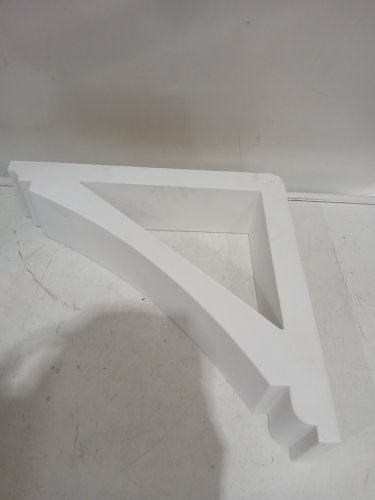 EKENA MILLWORK DECORATIVE RICHMOND BRACKET - SUPPORTS UP TO 20LBS - 4"x15"x16" - WHITE (MODEL#:  BKT04X18X24RI) image 3