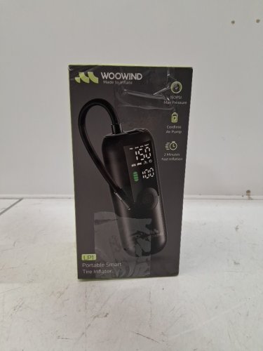 WOOWIND TIRE PORTABLE MINI AIR COMPRESSOR - FOR CAR, BIKE - 150 PSI, AUTO sHUT-OFF - BLACK (MODEL: LP1) image 4