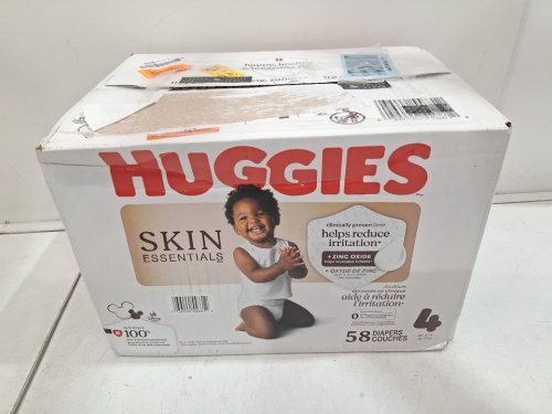 58PK Huggies Skin Essentials hypoallergenic Diapers with zinc oxide - Disney Baby - Size 4 - 23-37 lb image 2