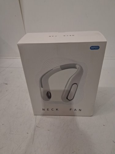 PORTABLE BLADELESS NECK COOLING FAN - 3 SPEEDS - WHITE (MODEL: MP01) image 2