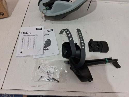 Kids Thule Yepp 2 Mini 5-Point Harness Easy to Mount Bike Seat - 33 LBS Max - Mid Blue (Model: 12041102) image 6