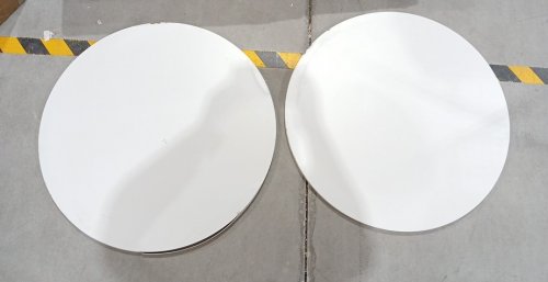 2PK COSTWAY ADJUSTABLE Height Round Bistro Table - 22" - 40" x 24" - WHITE (MODEL: HV10660WH-2) image 4