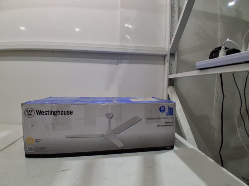 WESTINGHOUSE JAX MODERN INDUSTRIAL CEILING FAN - 56" - WHITE (MODEL: 7812700) image 2