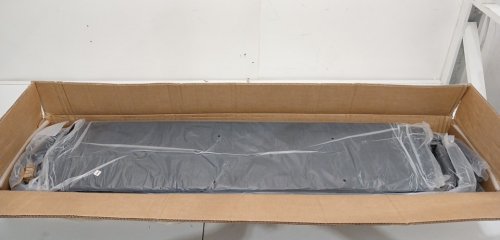 Firewood Rack with Waterproof Cover - 12FT x 4FT x 14" - 660lbs Cap - black (model:CJODB012FT) image 3