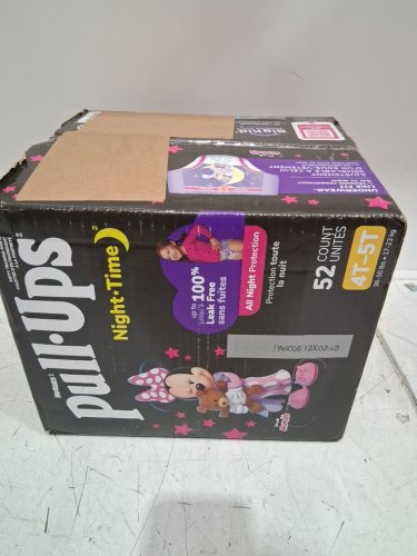 50pk huggies pull ups girls night time potty training pants - 4T-5T - Disney junior Minnie mouse (model: 5598101) image 2