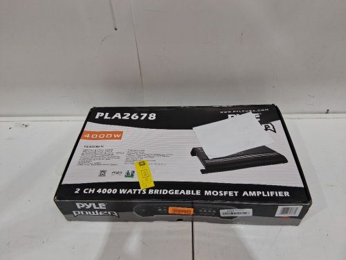 PYLE Full Range Car Audio Amplifier - 4000w - black (model: pla 2678) image 2
