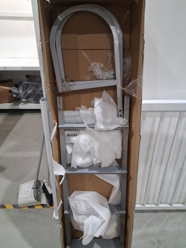 removable dock ladder - 4 steps - silver (model: HXZTCX-XP-4) image 3