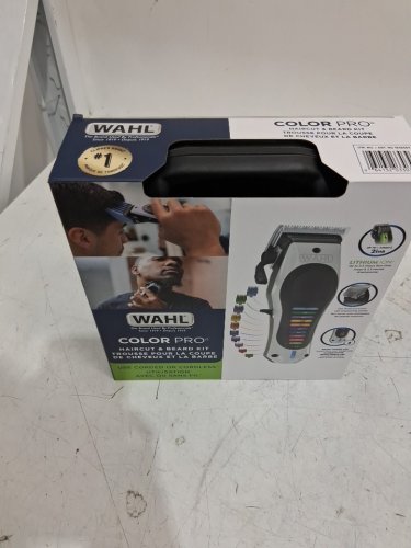Wahl Color Pro Cord/Cordless Haircut and Beard Kit with 12 Attachment Guards - black/white (model: 1656565/3303) image 2