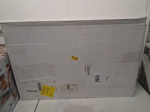 20pk office works tri-fold project and presentation display boards - 48" x 36" - white/black image 2