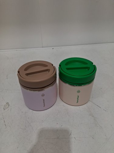 2pk thermoflask insulated food jars - 20oz - green/brown (model: 1759351) image 4