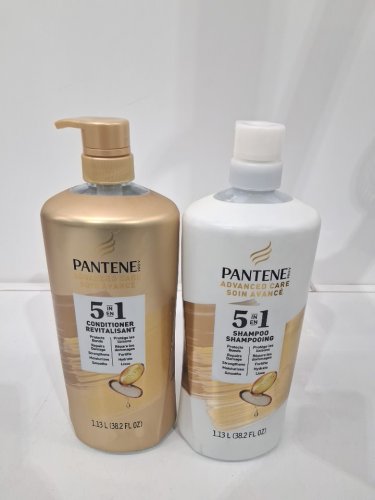 2PC pantene advanced care 5 in 1 shampoo & conditioner - 1.13l/each image 2
