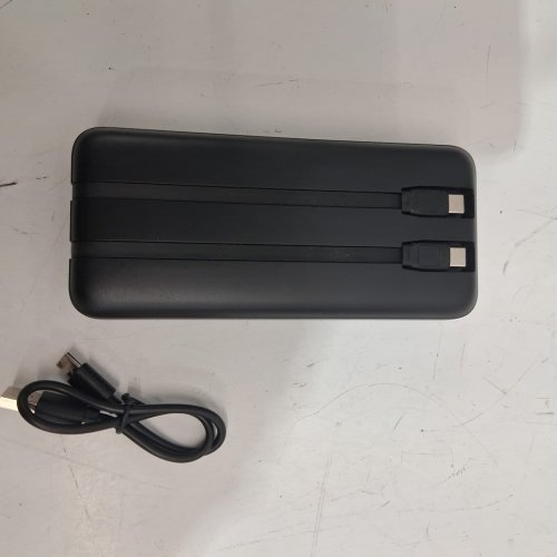 BLUEHIVE portable Power Bank with USB Type-C Cables - 22.5w - 20000mah - black image 4