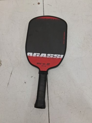 JOOLA X AGASSI GRAF Carbon Fiber or Fiberglass Face Pickleball Paddle - USAP & UPA-A Certified - 16MM - Black/Red image 3