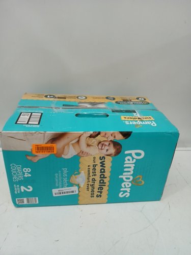 84PK PAMPERS SWADDLERS DISPOSABLE DIAPERS - size 2(10-22lb) image 2