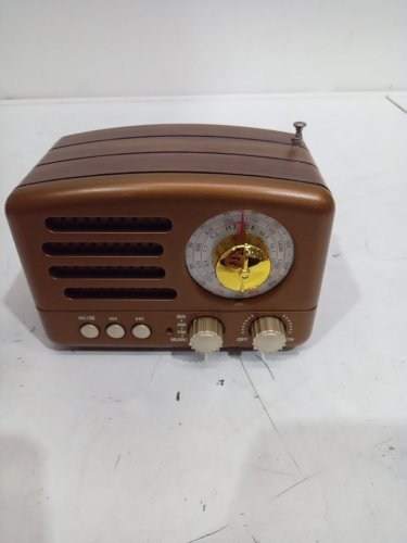 PRUNUS Retro Radio AM/FM/SW Vintage Radio with Bluetooth Speaker - bronze (model: J-160) image 3