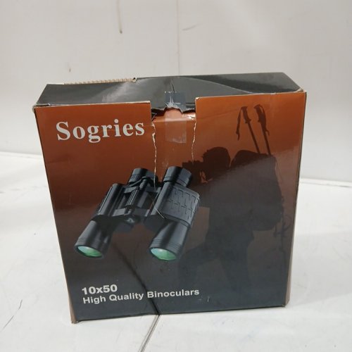 Sogries High Powered Compact Binoculars - 10x50, Waterproof - black image 2