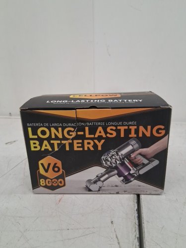 cellpow Upgraded Battery - for Dyson V6 and other select models - 8000mAh - 21.6v - grey  (model: v6) image 3