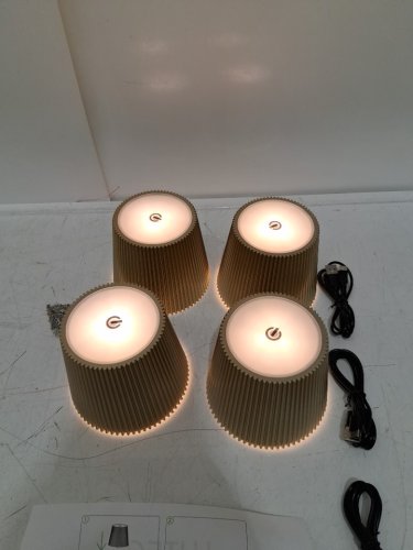 4PK LUTEC Rechargeable Battery Operated Desk Lamp - 3000K-6500K - gold (model: 8503301483) image 4