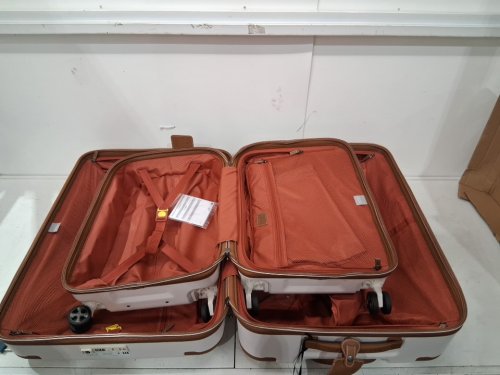 2pc Delsey Paris Chatelet air 2.0 28" spinner & 19" carry on set  - angora/beige &brown ( model: 40167697315) image 7