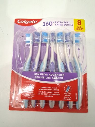 7PK COLGATE EXTRA SOFT 360 TOOTH BRUSH - ASSORTED COLORS image 2
