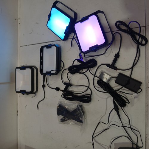 4pk Govee Outdoor Flood Lights with 50 Scene Modes,App Control,RGBIC Warm Cold White lights,Compatible with Alexa,Google Home (MODEL:h7057) image 3