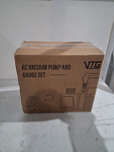 VTG VOGTEN SINGLE STAGE AC VACUUM PUMP AND GAUGE SET- 4.5CFM - (MODEL: RS-1.5) image 2