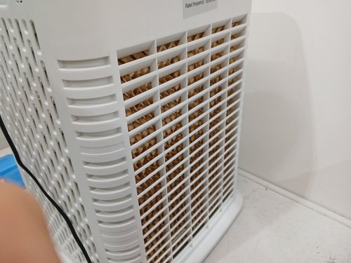 Portable Air Cooler with Water Tank Evaporative Cooling - 8l - white/grey (model: zwn-112) image 8