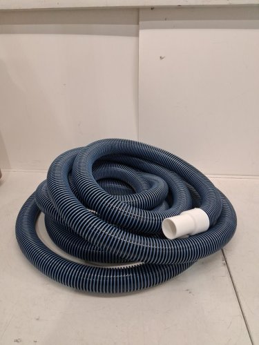 amazon basics pool hose - 30ft - blue/white - (model:AMZ624018) image 2
