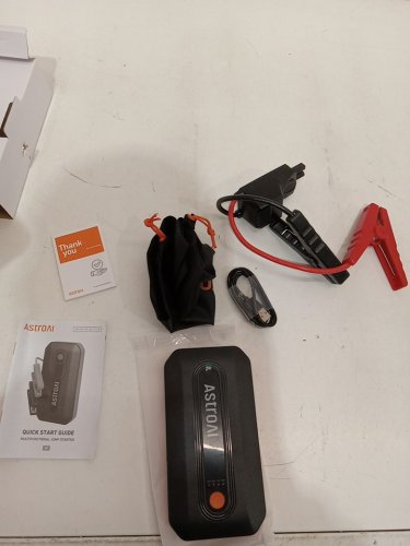 AstroAI Portable Booster Pack Multifunctional Jump Starter - 3000A, 12V - Orange/Black - (Model: B8) image 2