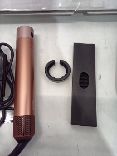 6PC DYSON i.d curly + coily airwrap multi styler and hair dryer with bluetooth - amber silk ( model: hs08) image 9