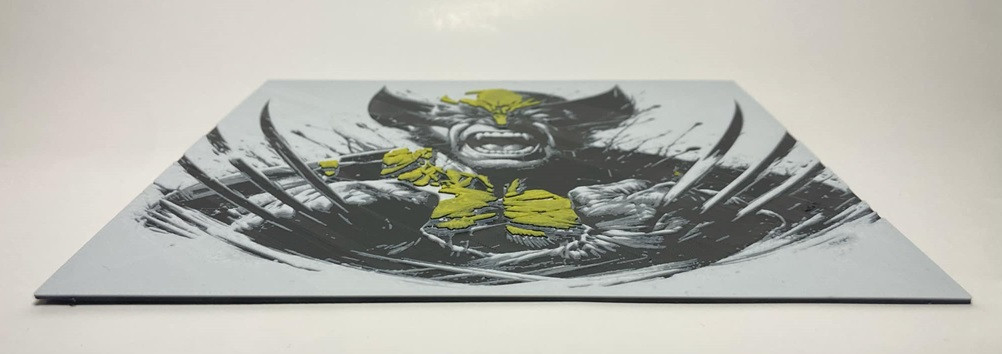8"x8" 3D Printed - Wolverine - Marvel - Textured Photo image 2