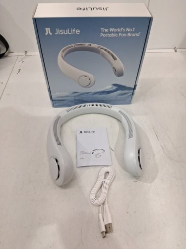 Jisulife LIFE4 5-Speed portable neck fan - OSFM - White (model: fa14-s) image 2