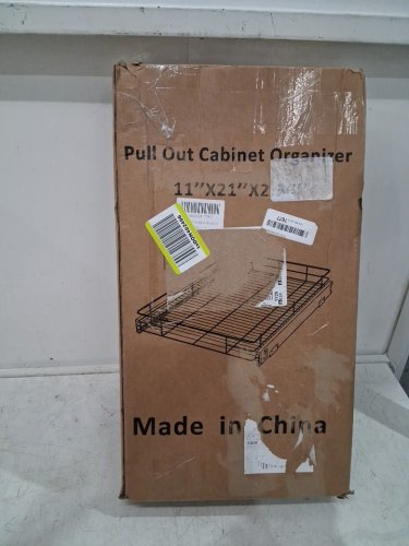 Simple Houseware METAL WIRE Cabinet Pull Out Sliding Shelf Drawer Organizer - 21"x11"x4" - SILVER - (MODEL: CB-14B-H#BL01 / CB-14B#BL01) image 3