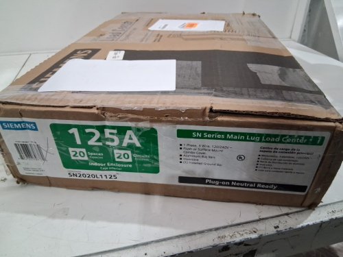 Siemens SN series indoor main lug plug-on neutral load center - 200A - 20 Circuit - Grey (Model: SN4040L1200) image 3