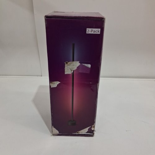 2PK AIZAWA LED CORNER FLOOR LAMP - CORNER LAMP WITH ALEXA COMPATIBILITY AND WIFI APP CONTROL - BLACK (MODEL: AI-0320) image 2