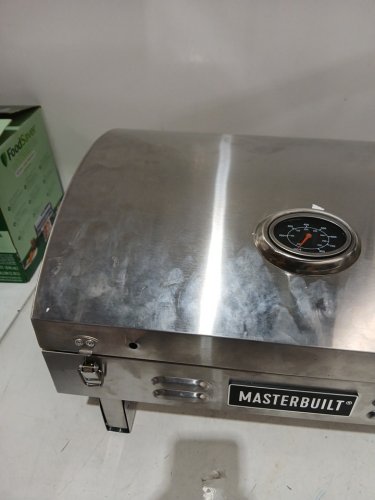 MASTERBUILT PORTABLE PROPANE GRILL - 288 SQ.IN, 10000 BTU - STAINLESS STEEL (MODEL: MB20030819) image 4