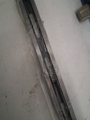 machinist steel precision straight edge tool - 24'' - blue/silver image 4