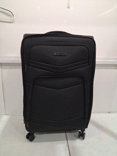 3pc Air Canada Central Softside Luggage Set with Integrated 3-digits TSA lock - black (MODEL:2024305) image 2