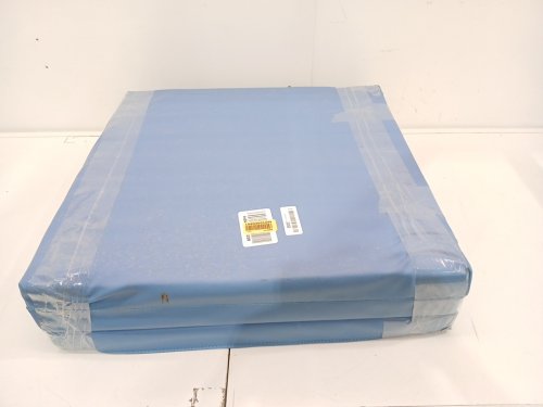 3-Panel Folding Gymnastics Mat - 6FT - Blue image 2