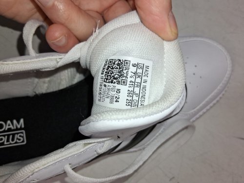 womens adidas breaknet cloud foam plus sleek sneaker - size 9 - white/black (STYLE: IH5426) image 3