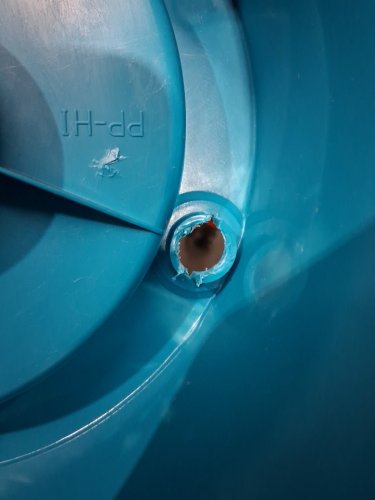 GARDENA WALL MOUNT REMOVABLE GARDEN HOSE REEL WITH HOSE GUIDE - 164 FT CAPACITY - BLUE (MODEL: 2650-U) image 4