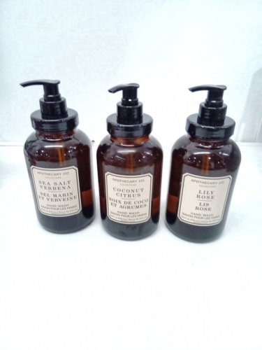 3PC APOTHECARY 101 COLLECTIONS HAND WASH SET- ASSORTED SCENTS - 576ML/EACH image 2