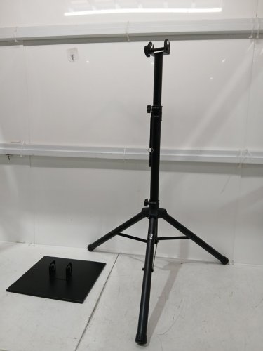 PYLE ADJUSTABLE Heavy Duty UNIVERSAL DEVICE TRIPOD STAND - ADJUSTS FROM 32"-56" / TRAY SIZE 14"x13" - BLACK (MODEL#: PLPTS7) image 3