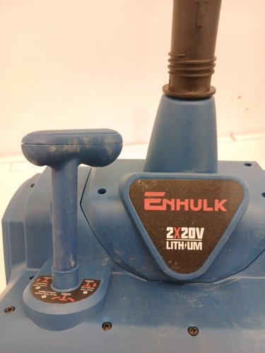 ENHULK ELECTRIC SNOW SHOVEL - 13.5"- 2 X 20V (40V) - BLUE/BLACK (MODEL:ASYSN02) image 4