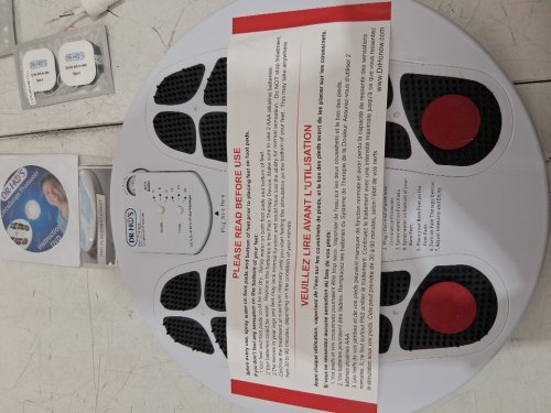 dr-ho's circulation promoter tens device pain therapy system - head to toe pain relief, improves circulation and swelling - white/black (model: cp-1) image 4