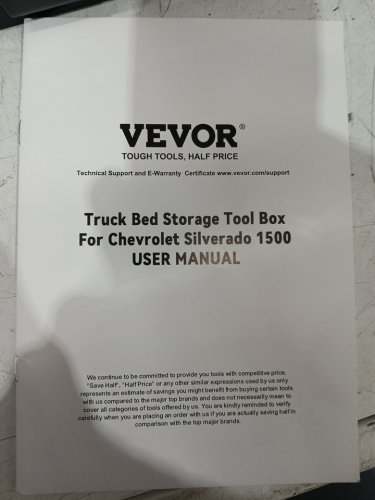 truck bed storage box with lockable lid, compatible with 2019-2021 chevrolet silverado 1500, GMC Sierra 1500, passenger side - 25L - black (ZP20220406B02) image 5