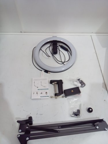 InnoGear Overhead Phone Mount Ring Light with Stand - 5v - black image 2