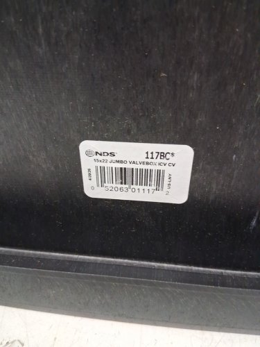 nds Rectangular Jumbo Valve Box and icv Cover - 12" x 15" x 22" - green/black - (model:117BC) image 4